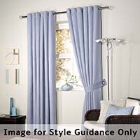 Lined Faux Suede Eyelet Curtain Stone 167 x 213cm