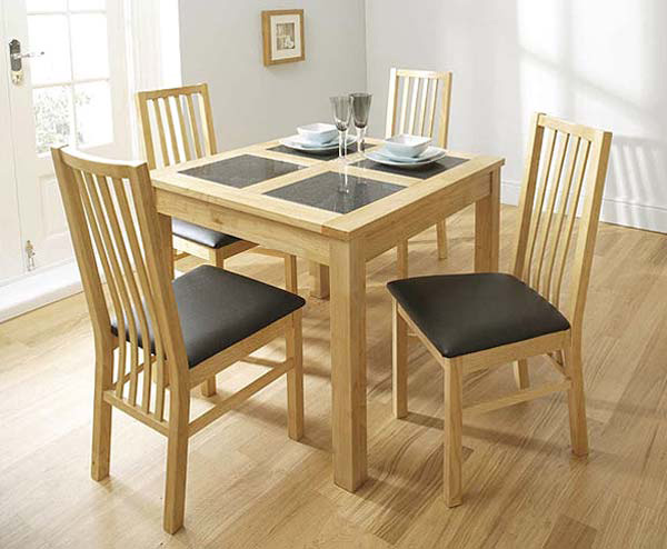 Square Dining Table and Optional Choice
