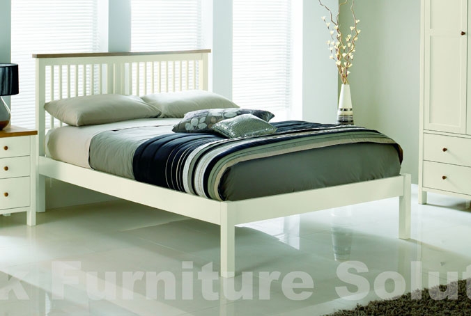 Two Tone Low Footend Bedstead - Double