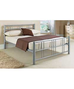 atlas King Size Bed with Sprung Mattress
