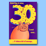 Attitude Admitting to being 30