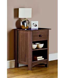 Auckland 1 Drawer Chest - Chocolate