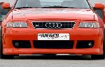 A3 Rieger Front Bumper Inc Mesh Plate for Fogs ABS