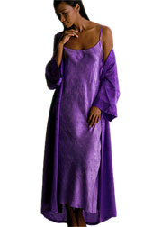 August Silk Silk jacquard dressing gown
