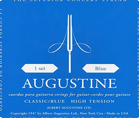 Augustine Classic Blue Set Copper Wound Classical Guitar Strings