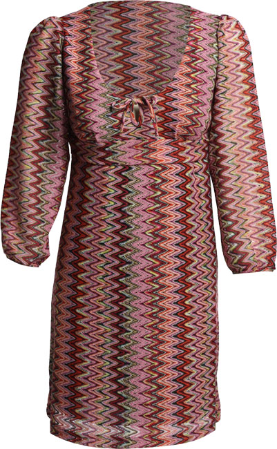 Aura tie scoop dress