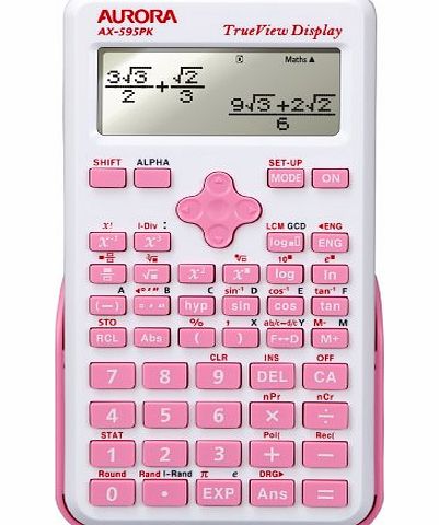 Aurora AX-595PK Scientific Calculator - Pink