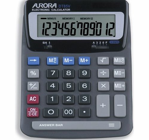 Aurora DT85V Desktop Calculator (Large Heavy Duty Model)