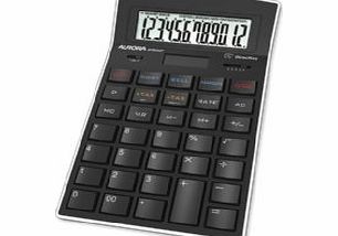 Aurora Dt930p 12-Digit Desktop Calculator - Black