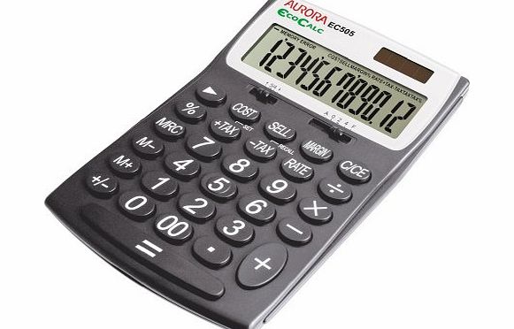 Aurora EC505 EcoCalc Calculator (Made From Recycled Plastic)