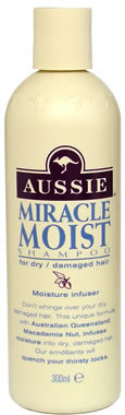Aussie Miracle Moist Shampoo; 300ml