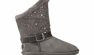 Australia Luxe Treasure grey sheepskin studded boots