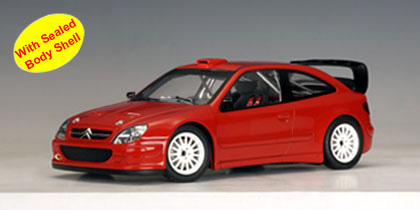 AUTOart 2004 Citroen Xsara WRC Plain Body Version in Red