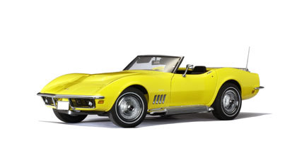 AUTOart Chevrolet Corvette 1969 Yellow
