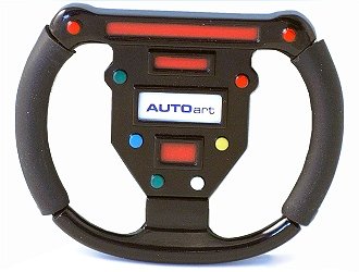 Die-cast Model Accessories F1 Steering Wheel Keychain ( scale in )