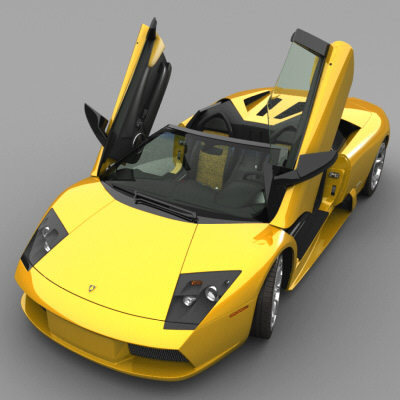 AUTOart Lamborghini Murcielago Roadster in Yellow