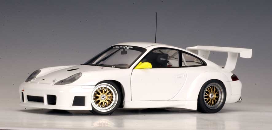 AUTOart Porsche 911 996 GT3R Upgraded Version White