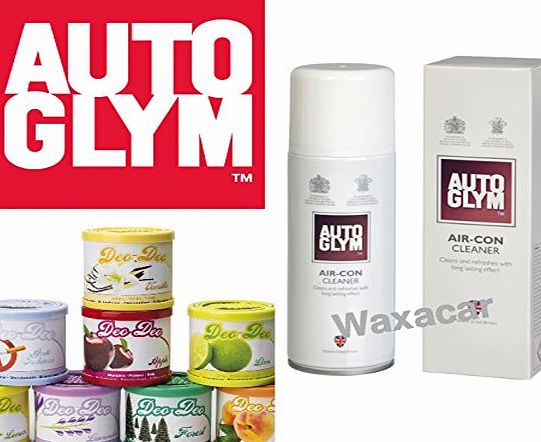 Autoglym Vehicle Car Air Con Conditioning Cleaner amp; Disinfectant   FREE Deo Deo Air Freshener Can