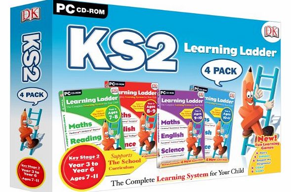 Avanquest Software Learning Ladder KS2 Four Pack - Includes Years 3, 4, 5 