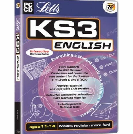 Avanquest Software Letts KS3 English Interactive Revision Guide (Ages 11-14) (PC)
