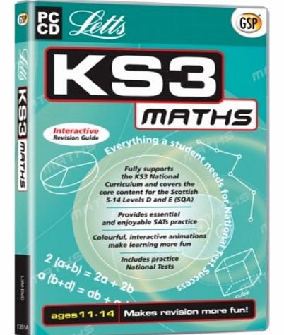 Letts KS3 Maths Interactive Revision Guide (Ages 11-14) (PC)