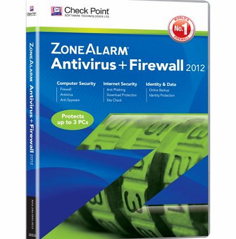 Avanquest Software Zone Alarm Anti-Virus   Firewall 2012, 3 PCs (PC)
