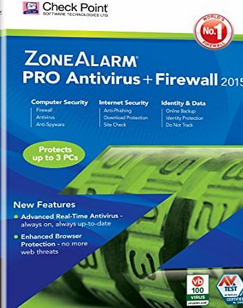 Avanquest Software ZoneAlarm Pro Antivirus Plus Firewall 2015 (PC)