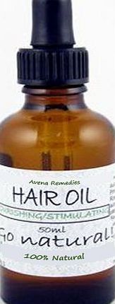 Avena Remedies Natural Hair Growth Oil 50ml: Scalp Stimulating Aromatherapy Treatment, parabens free, SLS free
