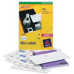 65 Per Sheet Mini Address Clear Laser