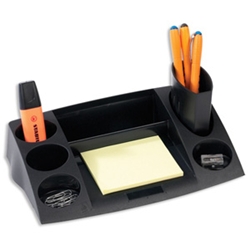 Desktop Range Desk Tidy 270x152x55mm Black