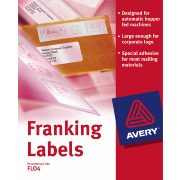 Avery Hopper Feed Franking Labels
