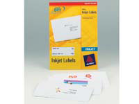 AVERY J8651 Quick-DRY white mini inkjet labels,