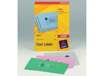 AVERY L7560 clear laser labels, 63.5 x 38.1mm