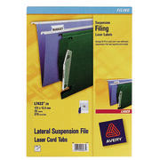 Avery Lateral Suspension File Cards