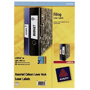 Avery Lever Arch File Laser Indexing Labels