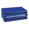 Avery Wide Entry Letter Tray - Blue