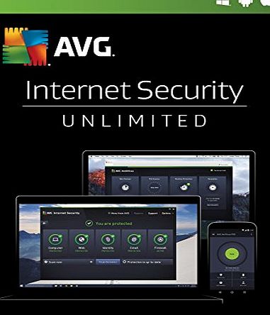 AVG Internet Security 2017 - 1 Year Unlimited Devices (PC)