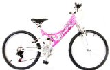 Reflex Avanti Girls Pink Dual Suspension Mountain Bike