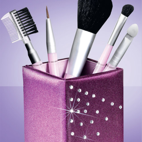 Make Up Brush Gift Set made with Swarovski