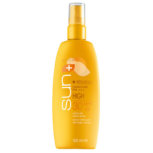 Sun Quick Dry Clear Spray SPF30