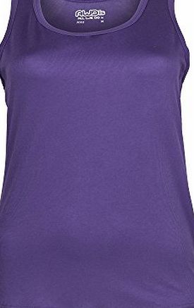 AWDis Cotton Ridge AWDis Girlie Cool Vest : Color - Purple : Size - M