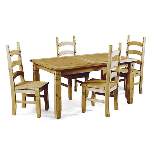 1.5m Dining Set w/4 Chairs
