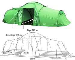 Aztec Morada Plus Tent