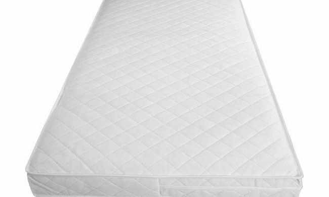 Babies Firsts 120x60cm Luxury Spring Interior Cot Mattress with an Edge Bound Cover and Extra Comfort Layer
