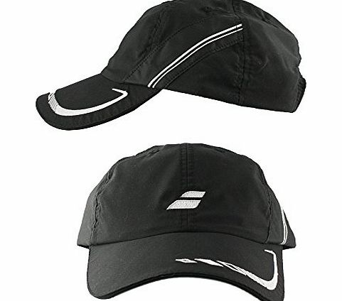 Babolat Cap IV Logo Tennis Hat Sports - Adult size (Black)