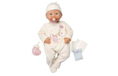 Baby Annabell with turning head