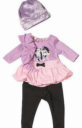 Baby Born Classic City Outfit Purple Set