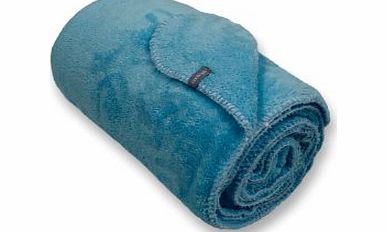 Baby Boum 140 x 200Cm Sumptuously Soft Extra Large Luxurious Blanket and Throw (Deep Turquoise)