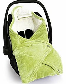 Baby Boum Super Soft 2.3 Tog Polstar Car Seat and Pram Blanket (Lime Green)