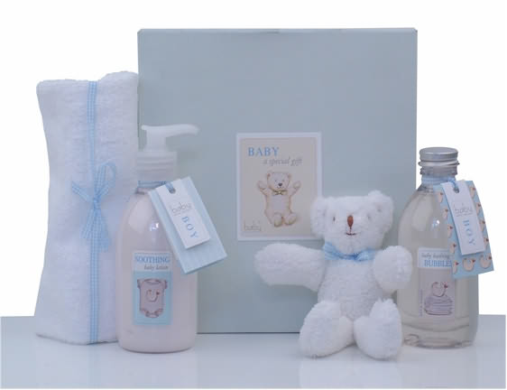 baby Boy Bath House Gift Box